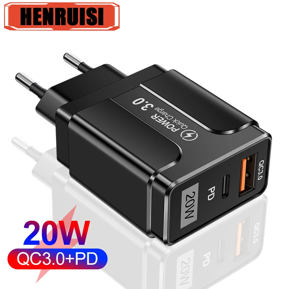 

USB C Fast Chargers 20W Portable Charger Support Type C PD Fast Charging For iPhone16 15 14 Pro Max iPad Xiaomi Samsung Charger