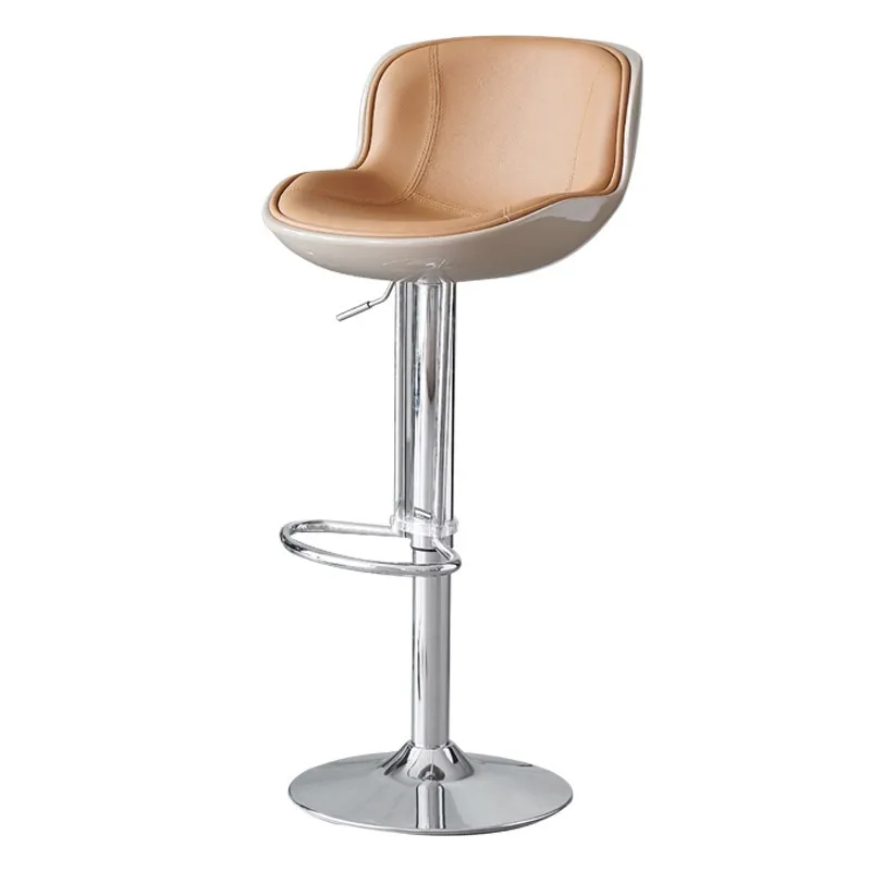 Kanbani Italian Minimalist High Stool Bar Chair Lift Rotating Bar Bar Table And Chair Cafe Home Back Chair Bar Chair