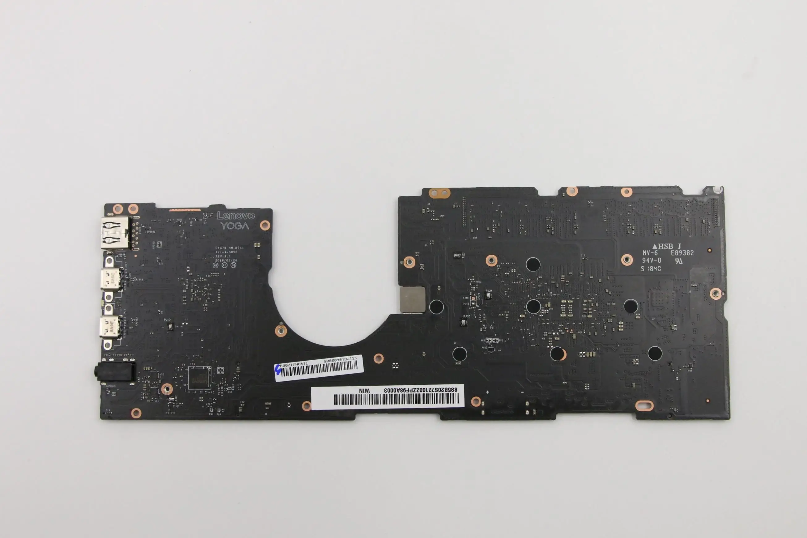 

5B20S72100 для Lenovo Yoga C930-13IKB Yoga C930-13IKB стеклянная материнская плата для ноутбука 12 ГБ ОЗУ I5-8250U процессор 100% полное тестирование