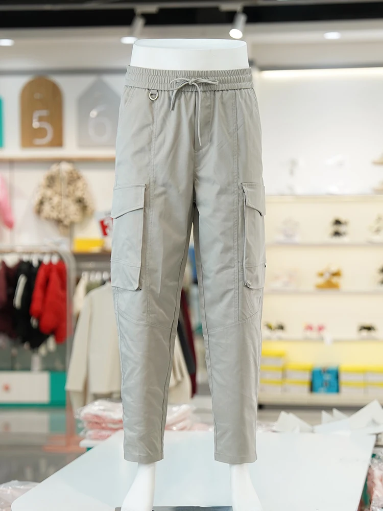 

Spring Autumn Men's Casual Pants Trendy Brand Wear Resistant Straight Leg Workwear Loose Tapered Slim Fit Long Pants