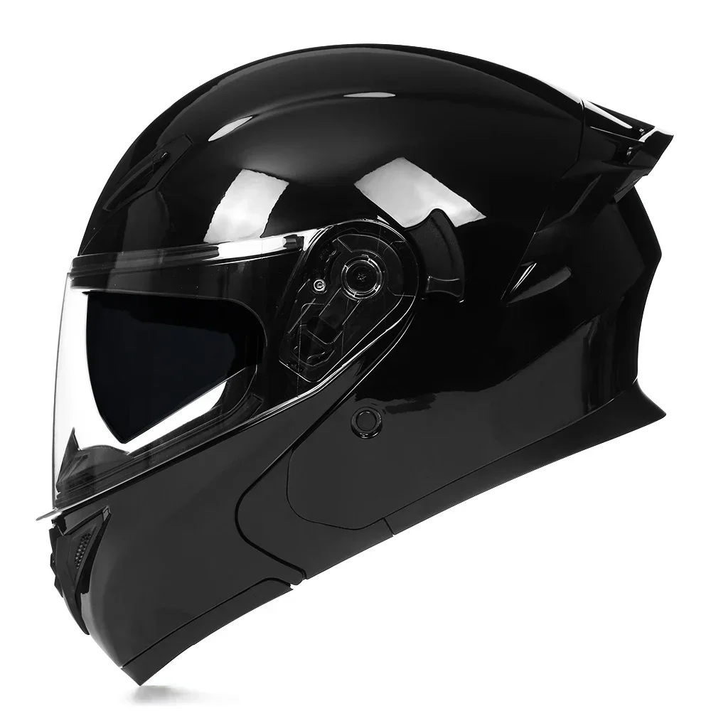 New Modular Filp Up Motorcycle Helmet Full Face Racing Casco Moto Dual Visors DOT Approved Racing Motocross Helmet Safety Casque