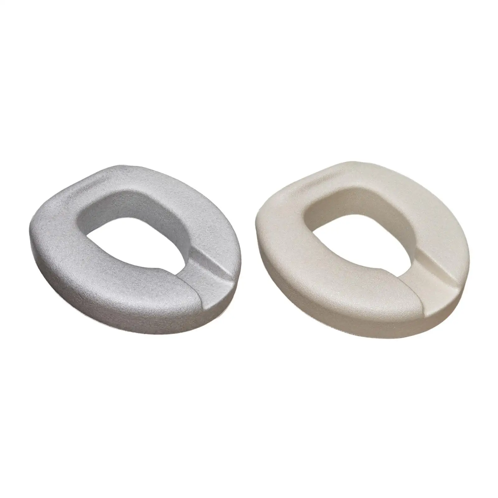 Elevated Toilet Seat Slip Resistant for Senoirs Adds Height Waterproof Cushion Pad Universal Fit