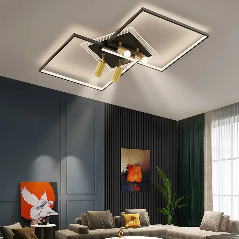 SANDYHA Modern Simple Ultra-thin Home Living Room Ceiling Light Luxury Fashion Creative Spotlight Led Bedroom Restaurant Lamp