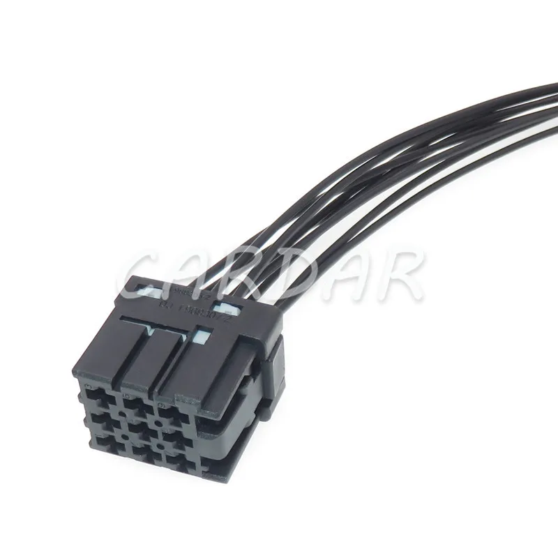 1 Set 9 Pin Car Plastic Housing Socket AC Assembly Automotive Power Amplifier Electric Wire Connector 1-968307-2 1-968305-2