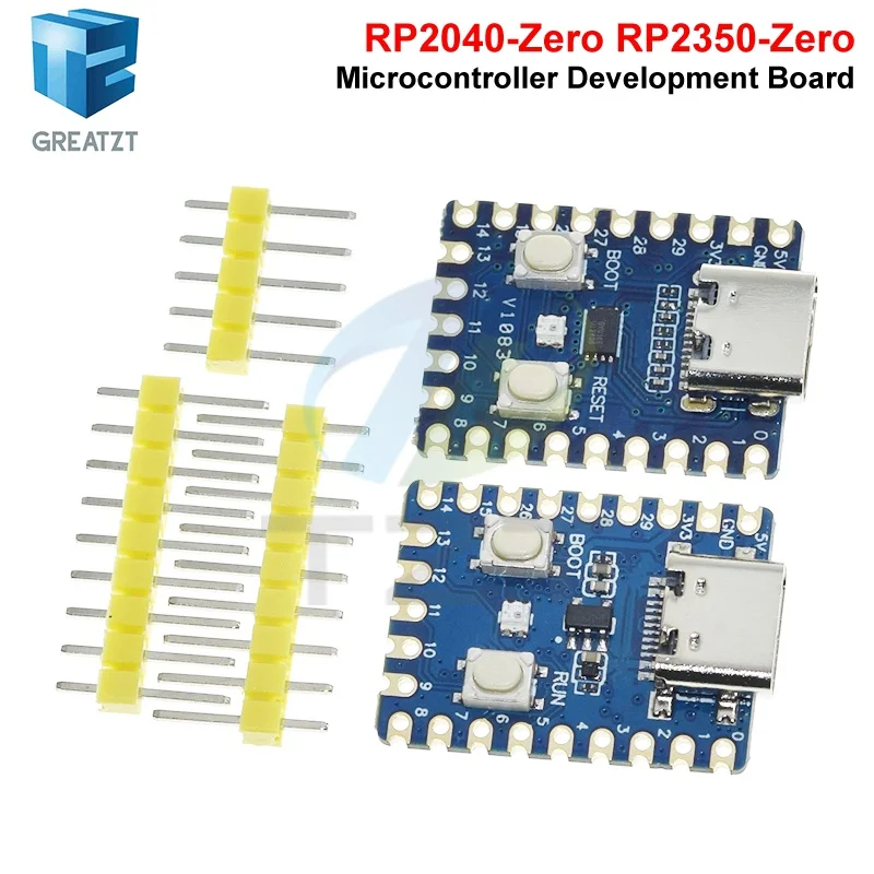 1/3/5PCS RP2040-Zero RP2350-Zero PICO Entwicklungsboard Mikrocontroller Dual-Core-Prozessor Typ-C-Schnittstelle