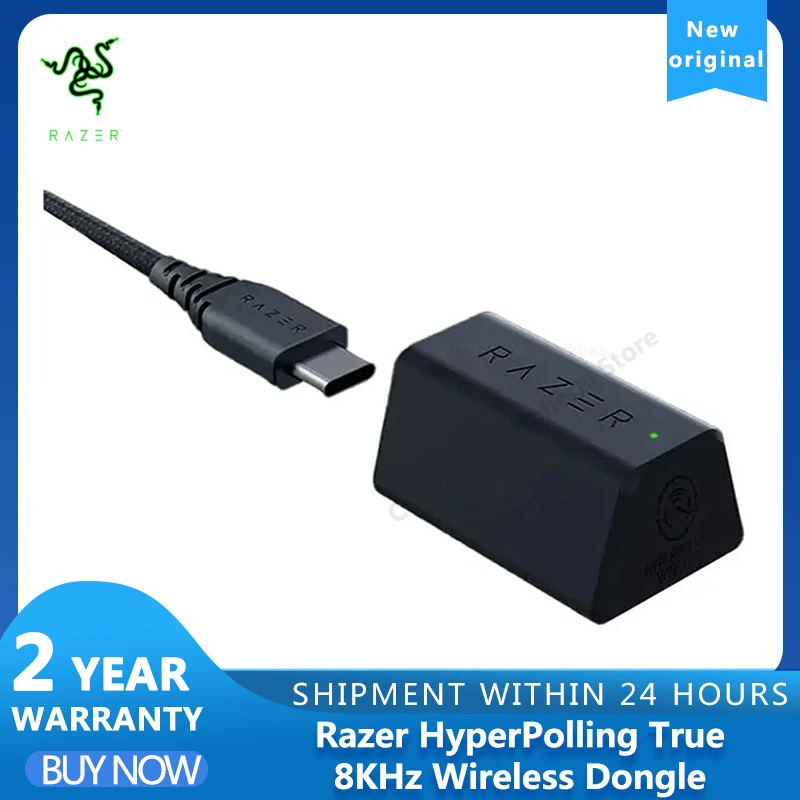 جهاز استطلاع hypercortal أصلي لاسلكي True Dongle ، كوبرا برو فايبر V2 ، deathader V3 برو باسيليسك V3 برو ماوس ، 8 كيلو هرتز