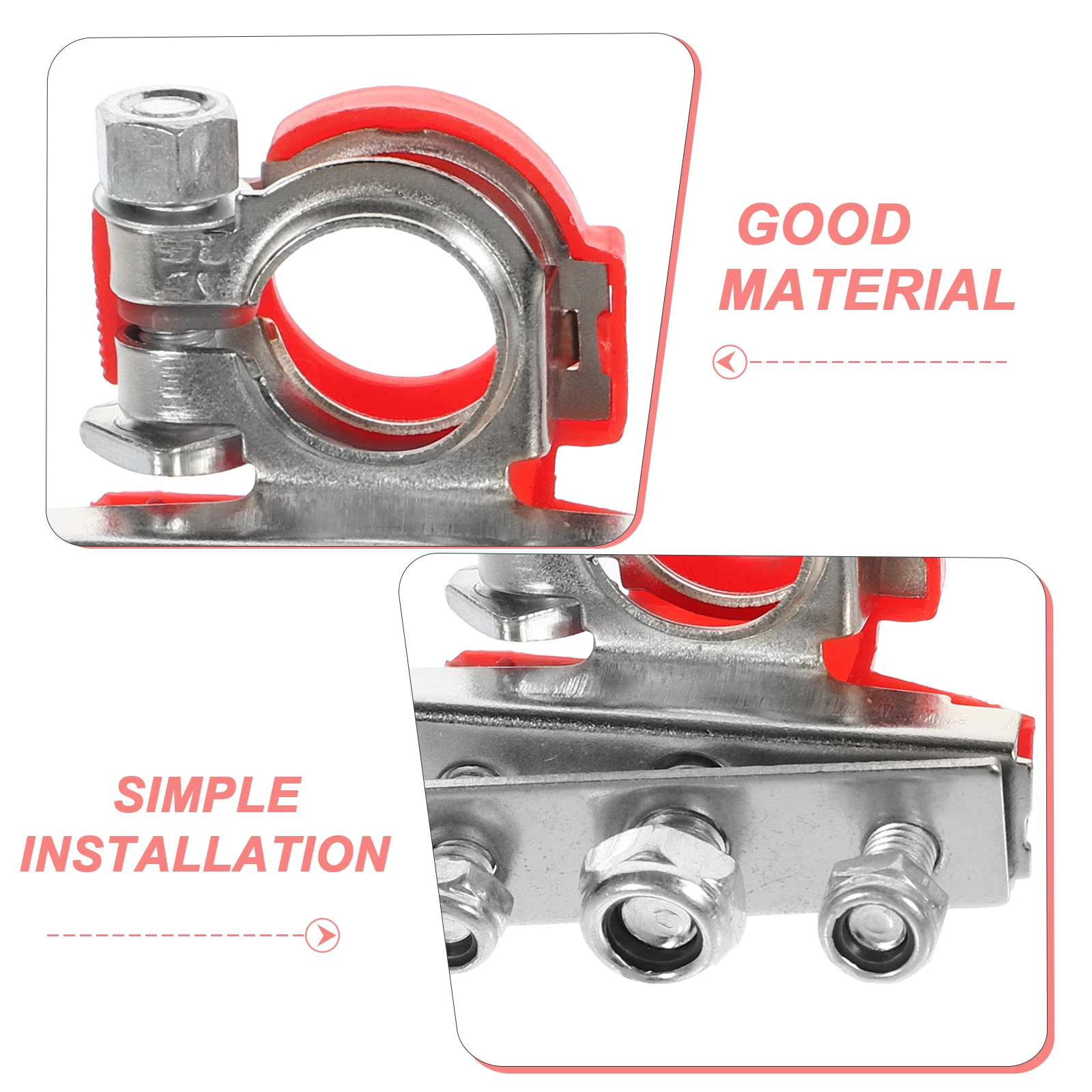 

3 Way Terminal Connector Car Cable End Top Post Clips Vehicle Connectors Auto Terminals Clips