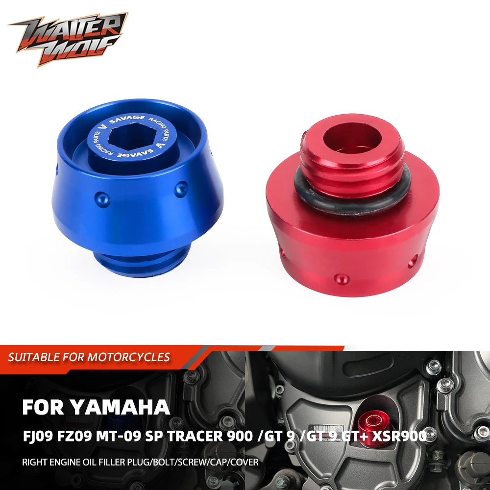 

9 GT MT09 9GT+ Engine Oil Filler Plug Screw For Yamaha FJ09 FZ09 MT-09 SP Tracer 900 /GT 9 /GT 9 GT+ XSR900 Niken 850 /GT 2024