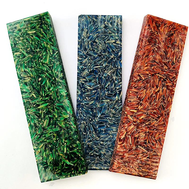 

Композитная нашивка с ручкой «сделай сам» из рисовой шелухи для уличного ножа, рогатки, материалы для рукоделия ручной работы