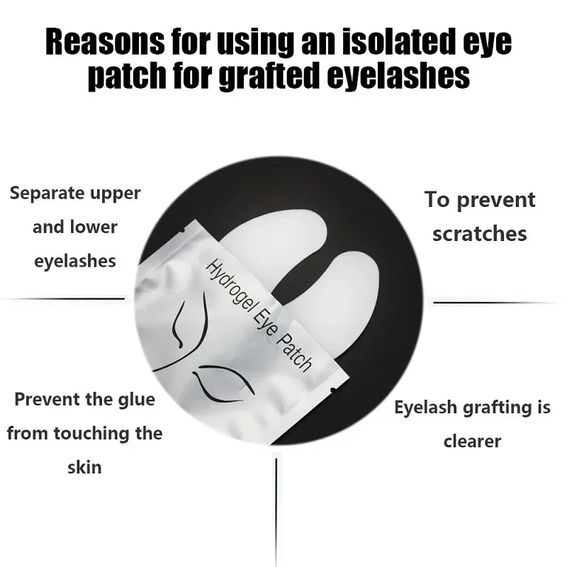 Patches for Building Hydrogel EyePads Eyelash Extension Paper Stickers Lint Free Under Eye Pads Makeup Supplies