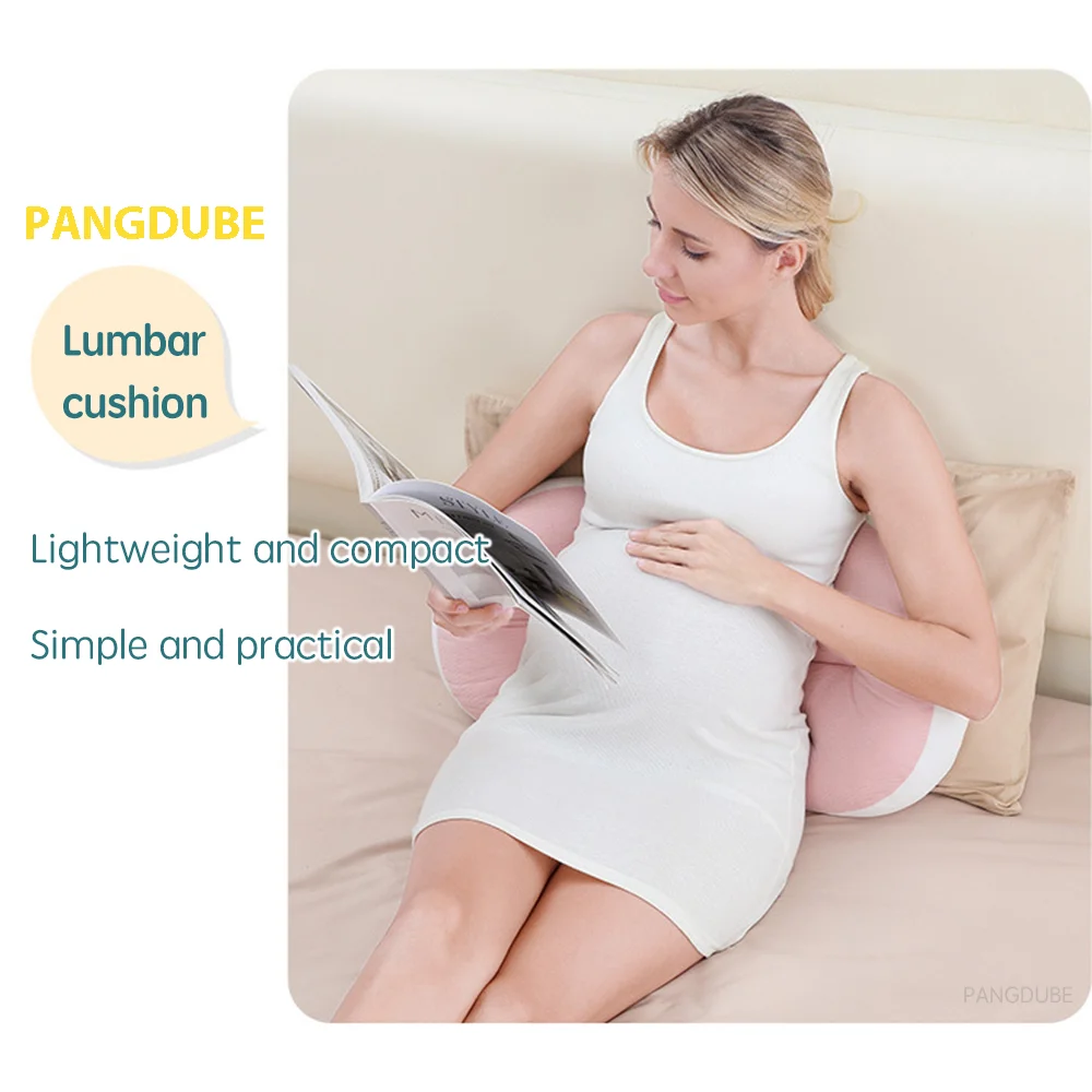 PANGDUBE-almohada de soporte de cintura para embarazo para mujeres embarazadas, almohada para dormir, cuidado del embarazo, cojín de longitud ajustable