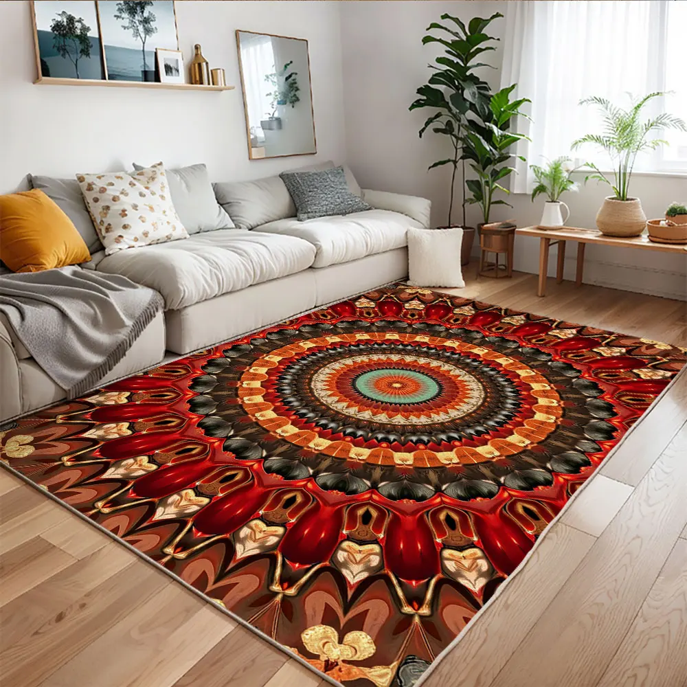 

Large Carpet for Living Room Decor Soft Easy Cleaning Rugs for Bedroom Large Area Abstract Floor Mat Decor