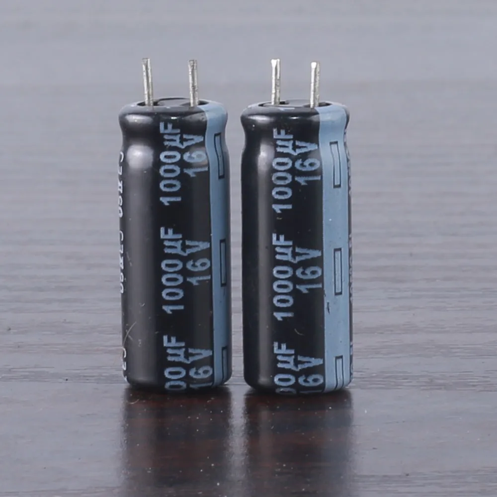 100pcs Panasonic FL 1000mfd 16v 1000uf 8x20mm audio electrolytic capacitor 105C