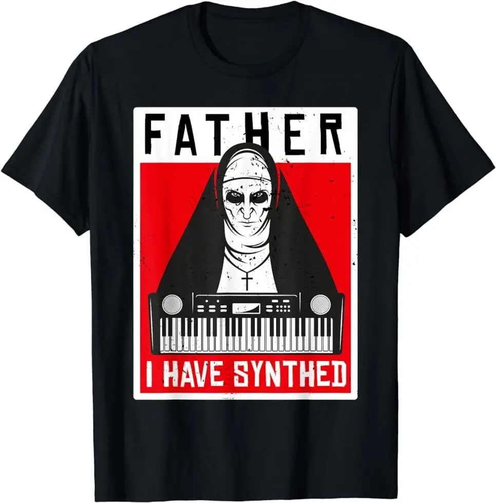 Nun God Synthesizer Synth Analog Keyboard Techno Electronic T-Shirt Size S-5XL