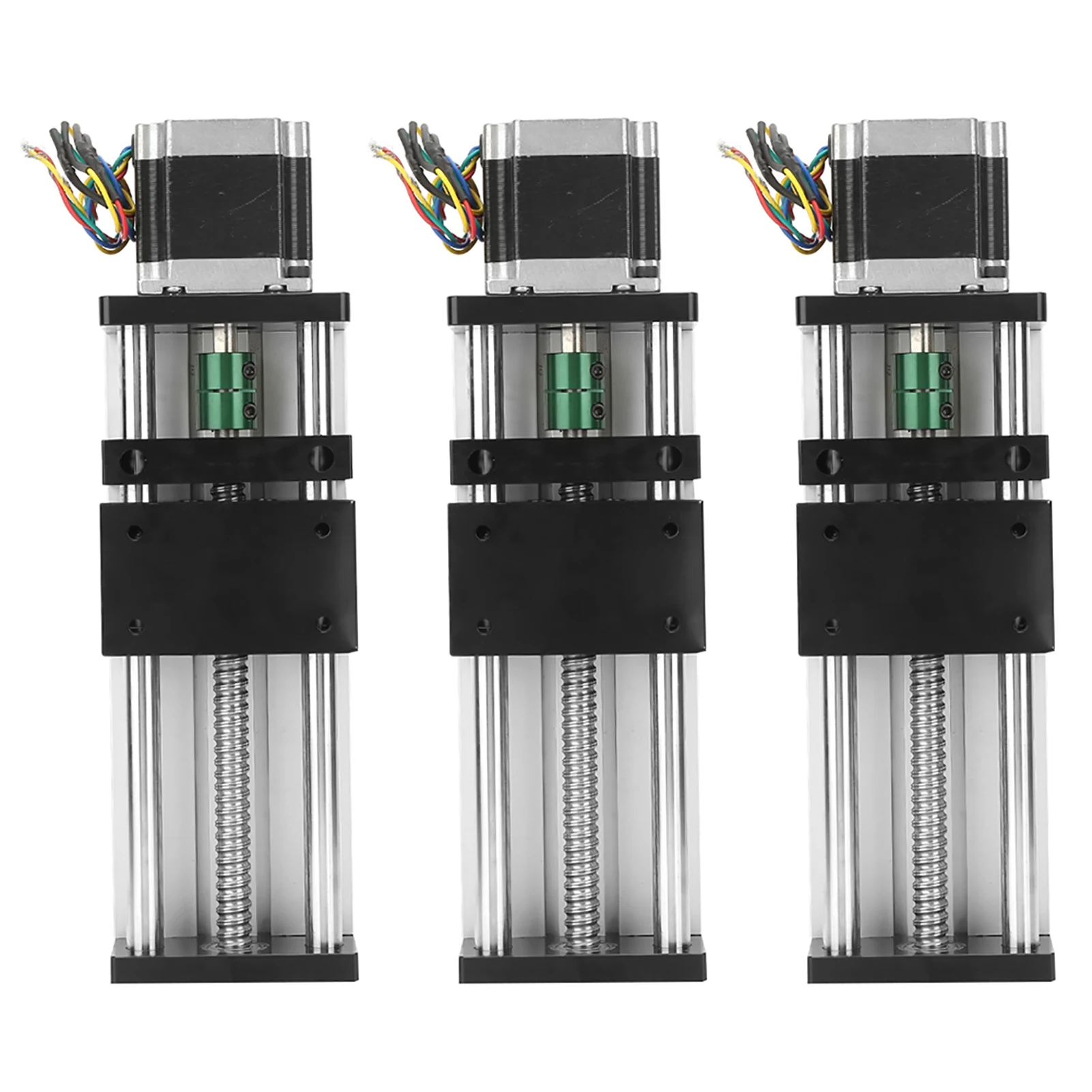 400mm有効トラベルレールスライドテーブル、Nema23 57ステッピングモーターリニアモーションシステム、Nema23ステッピングモーター付き