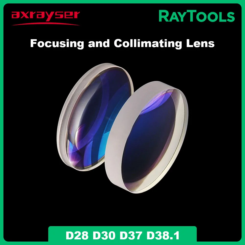 Raytools Laser Focusing Lens and Collimator Lens D28 D30 D37 D38.1 F100 F150 F155 F200 for Raytools BT240 BM110 BM111 Laser Head