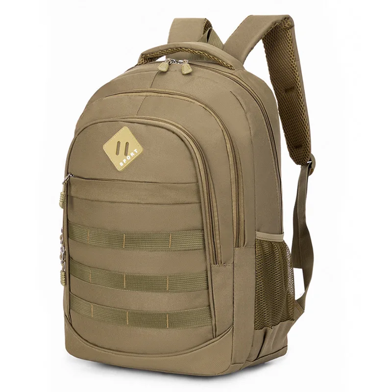 Retro Men's Backpack Business 15.6 Inches Laptop Rucksack Students Schoolbag Large Capacity Waterproof Wear-resistant Travel Bag