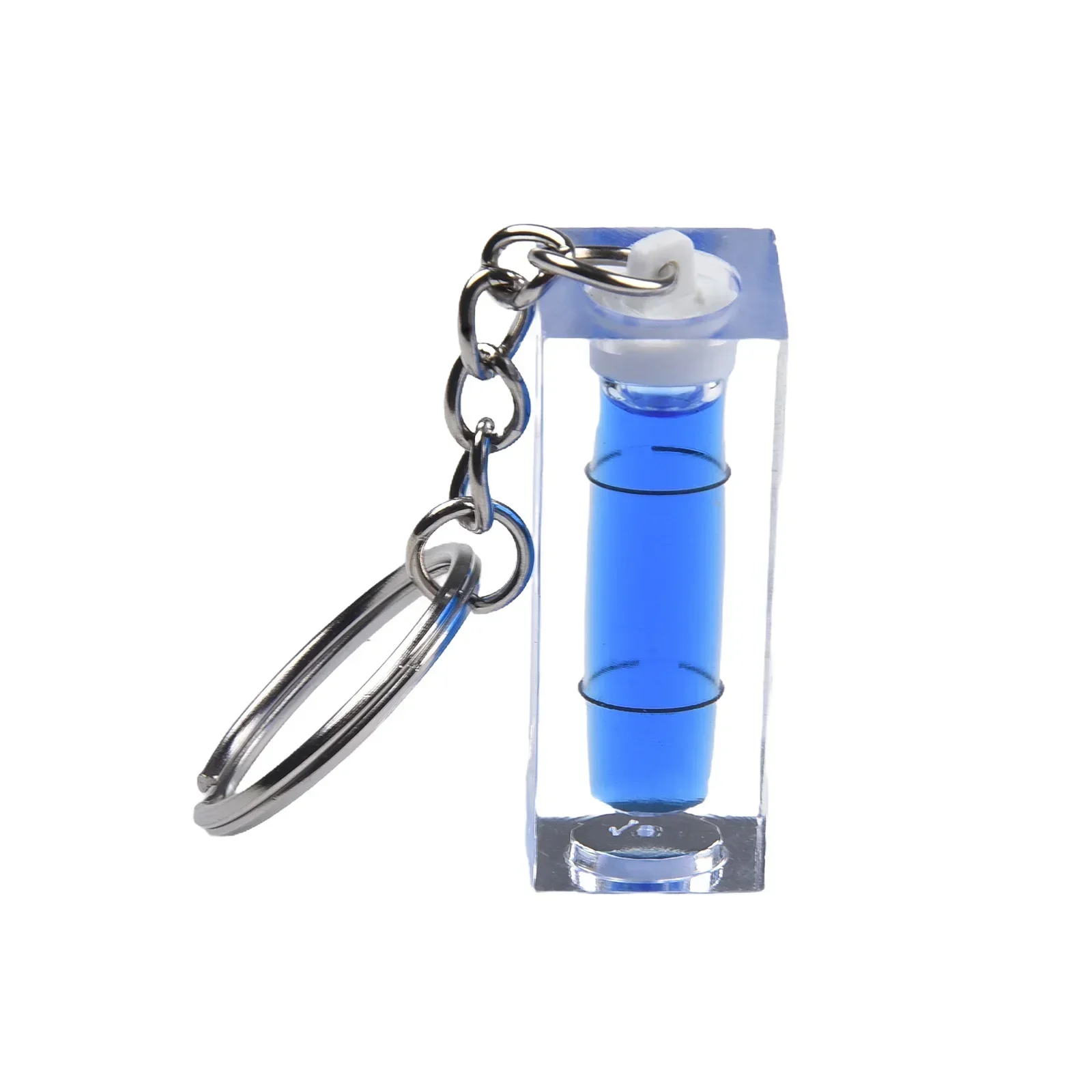 Square Level Green B-ullseye S-pirit Level Horizontal Inclinometer Measuring Tool Mini Key Ring PTZ T-type Level Accessory