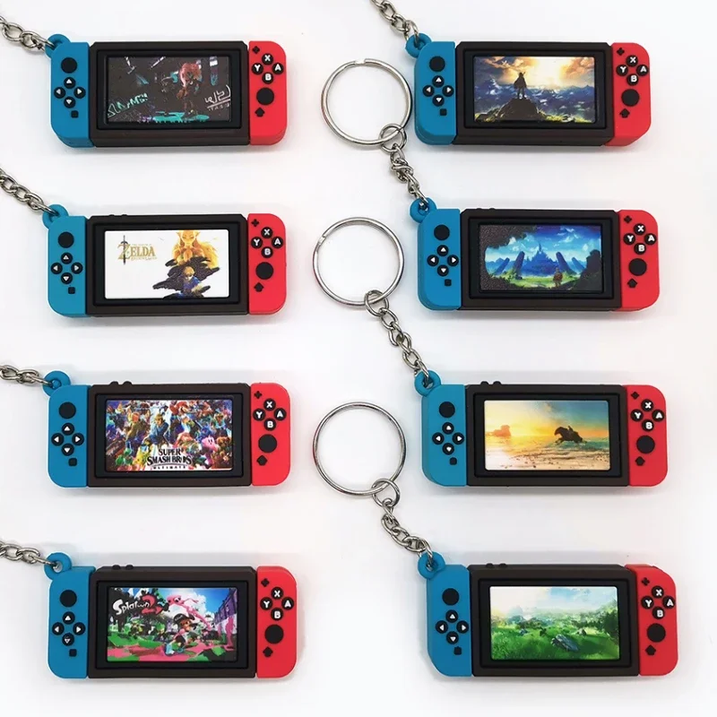 Simulated switch handle game console peripheral Legend of saerda pendant model keychain gamer Accessories Gamepad Model Keychain