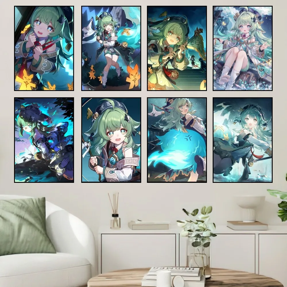 Honkai Star Rail Huohuo Poster Home Prints Wall Painting Bedroom Living Room Decoration Office