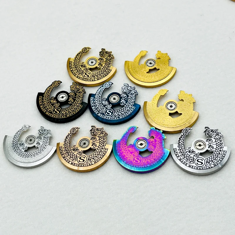 Dragon-shaped Automatic Hammer Rotor Fit For NH35 NH36 NH38 4R 6R 7S Movement Oscillating Weight Roters Sprae Parts For Watches