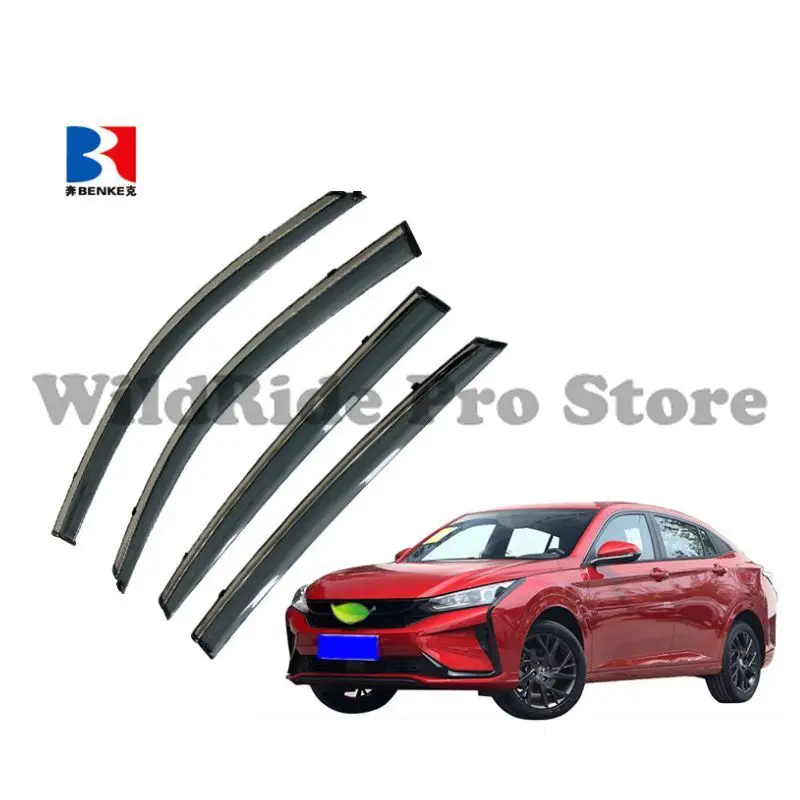 1 set For 4pcs Car Wind Deflectors for 2022 DONGFENG AEOLUS HAOJI Custom Car Wind Visors Rain Guards