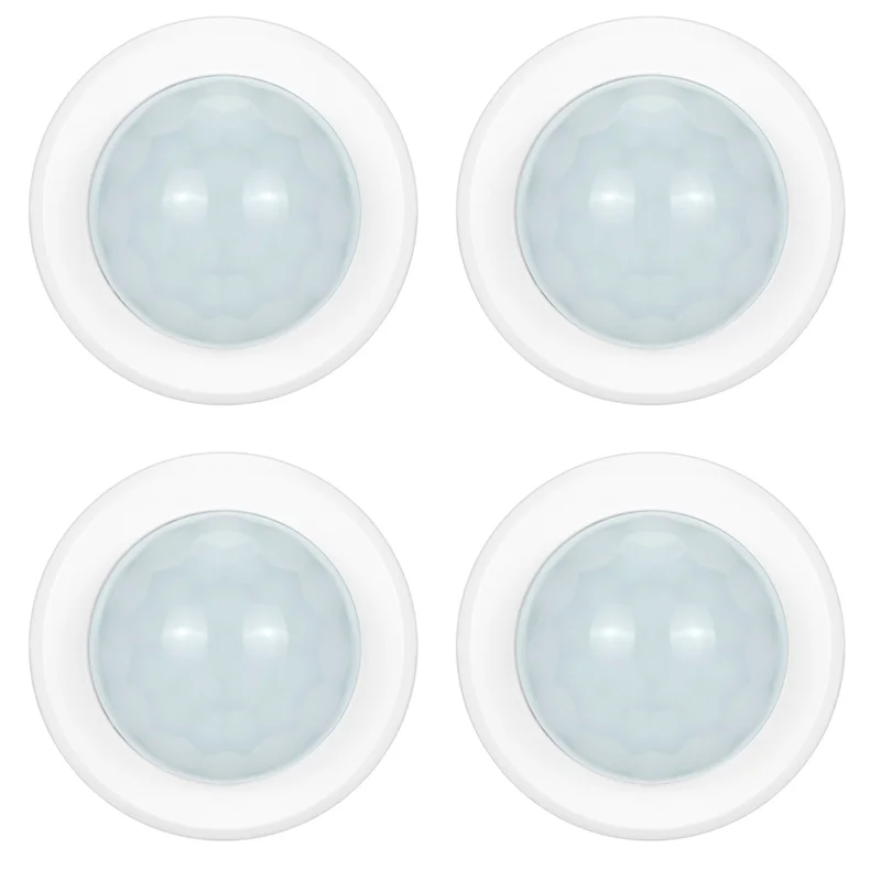 

M05K 4X Датчик движения тела Zigbee 3,0 Tuya Мини Умный PIR-преобразователь движения человека Smart Life Беспроводное подключение Свет (C)