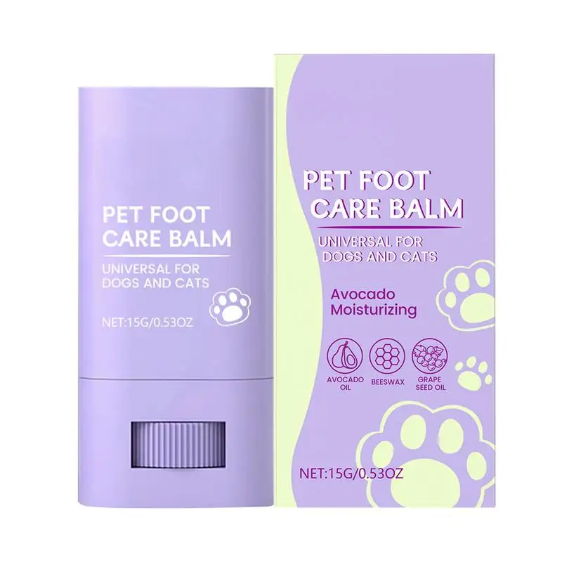 Dog Paw Balm Dogs Paw Protectors 15g Paw Moisturizer For Cracked Paws Licksafe Cream Butter For Cat Paw Pad Lotion Moisturizing