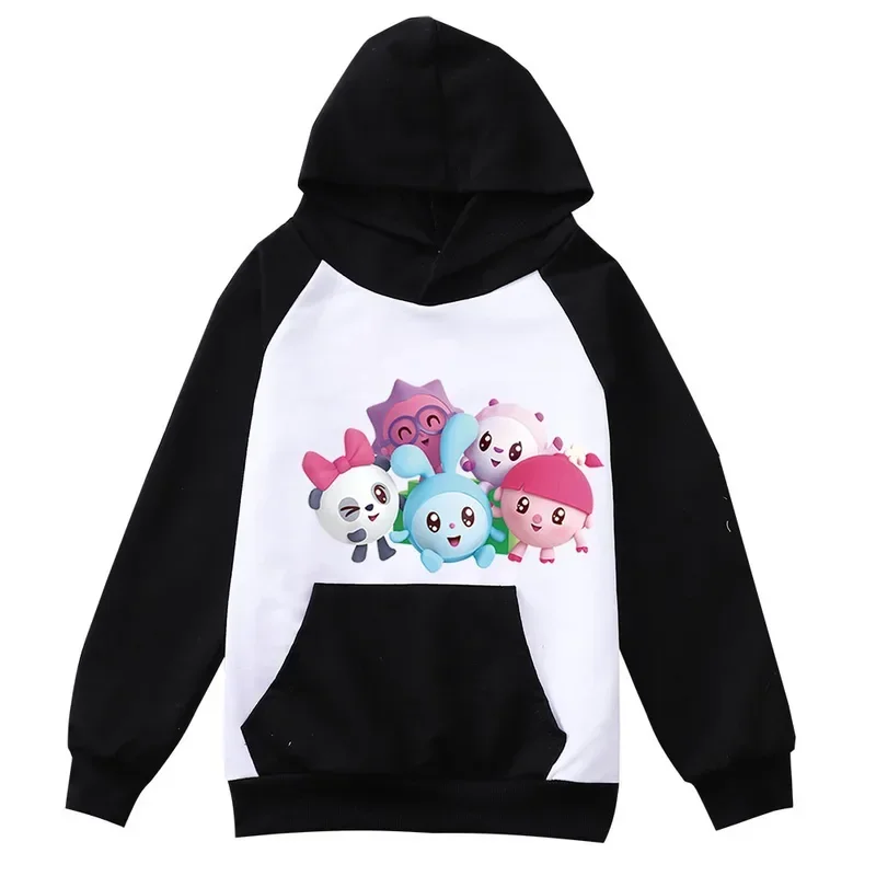 Babyriki Kids Hoodie Sweatshirt Toddler Boys Girs Spring Autumn Hooded Cartoon Printed Long Sleeve Shirt Clothes Christmas Gift