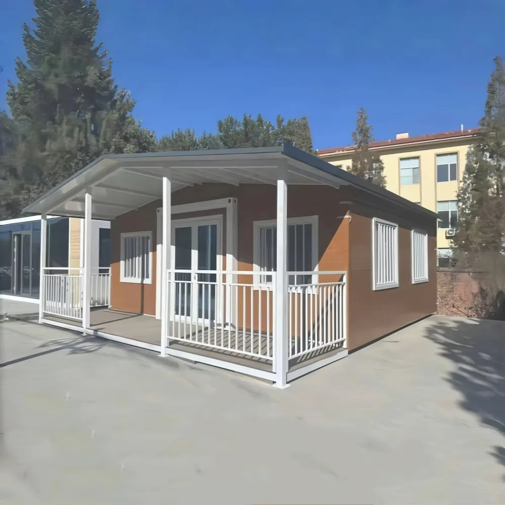 20FT 80ft الجاهزة وحدات البيت الفاخرة أبل المقصورة 2 غرفة نوم توسيع كبسولة منزل صغير المحمول جاهزة فيلا البيت #6