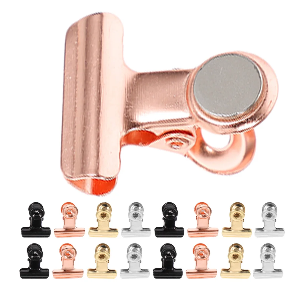 

20 Pcs Magnetic Small Clip Compact Picture Clips Mini Photo Clamps Decorative Paper Binder
