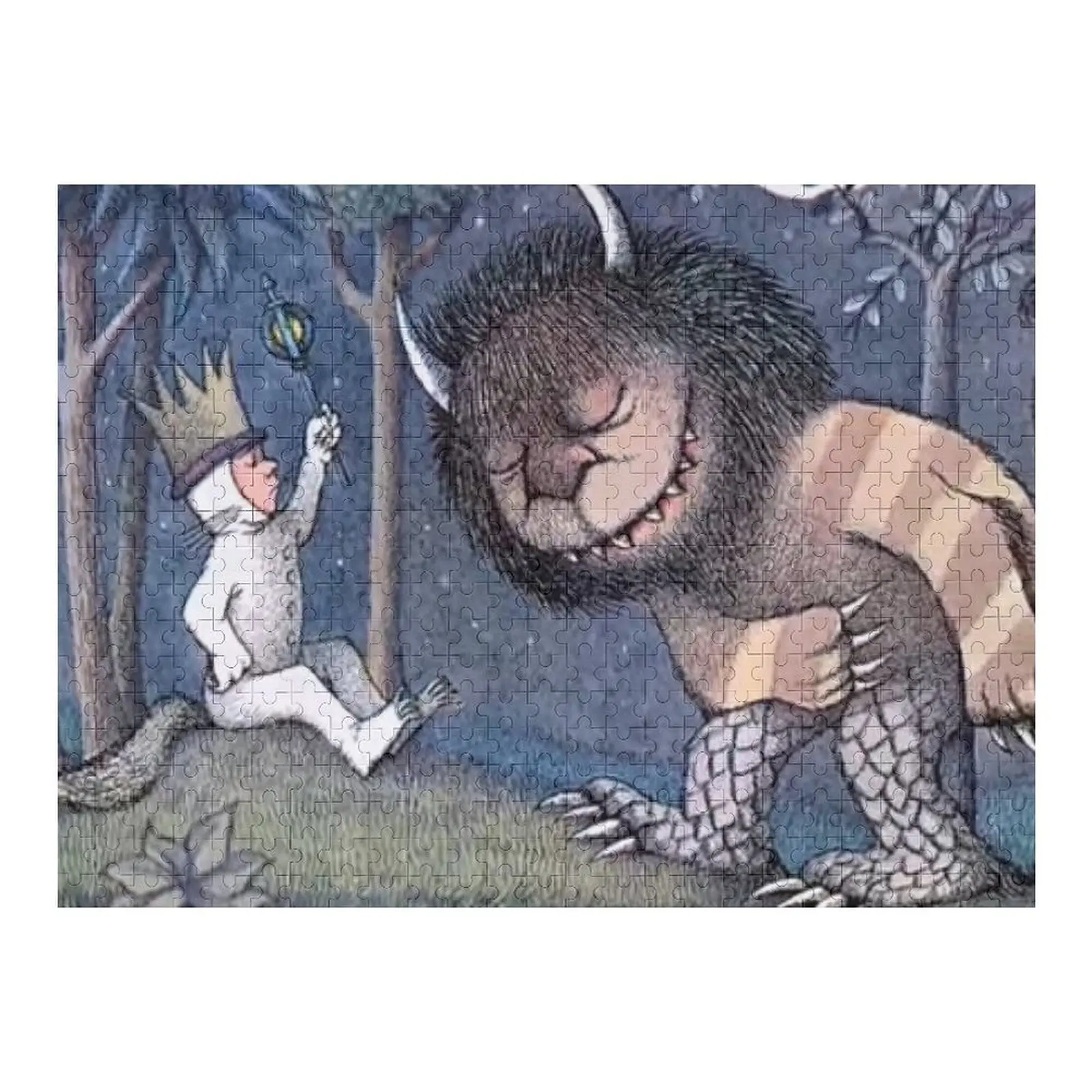 

Wolf Trainer Jigsaw Puzzle Wood Animals Wooden Decor Paintings Photo Custom Puzzle