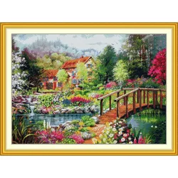 JoySunday NewsPrinted Cross StitchKit EasySewingPatternforBeginnerStampedFabricEmbroiderySet-Intimate and Understanding Family