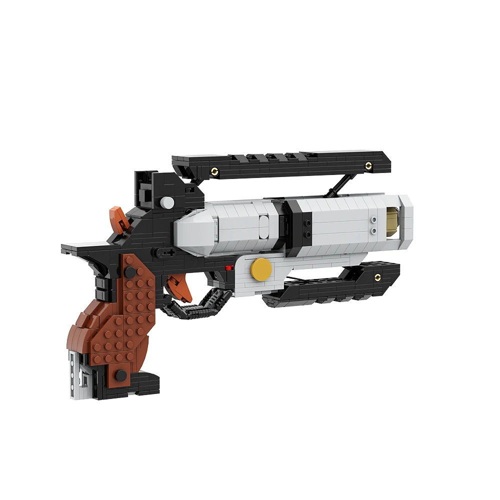 Gobrick – jeux de tir pistolet militaire, blocs de construction, modèle d'arme à Revolver 2 ailes, Apex-legend & titancascades, jouets pour enfants