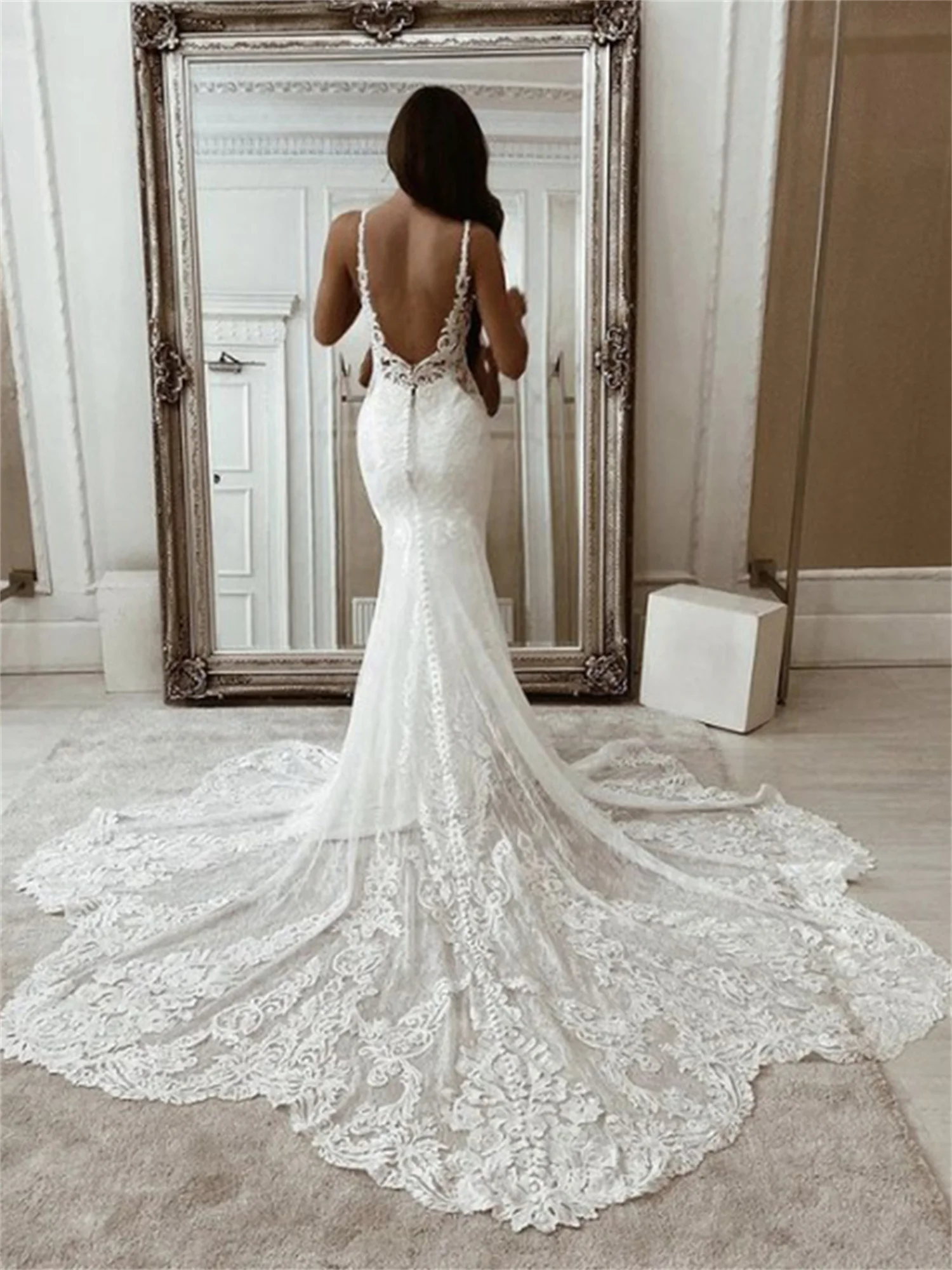 V-neck Plus Size Wedding Dresses for Bride 2023 Lace Bepeithy Official Store 2024 Wedding Dress Gala Dresses Woman Bridal Brides