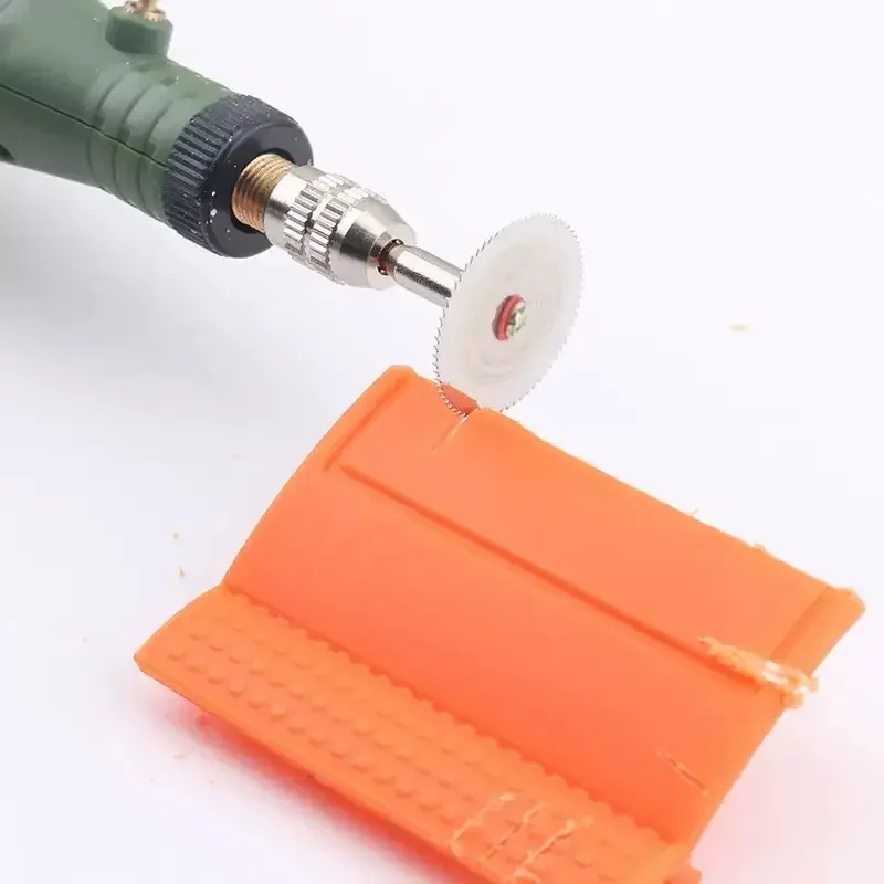 11PCS Kit Mini Circular Saw Blade Rotary Tool Metal Discs Tool Electric Grinding Cut Cutoff Mandrel Set Cutting Wood Tool