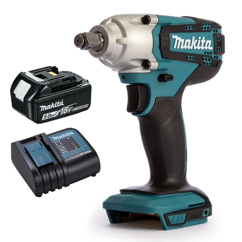 Makita DTW190 18V Cordless Impact Wrench High Torque Lithium Battery Auto Repair Air Gun Electric Screwdriver Sets