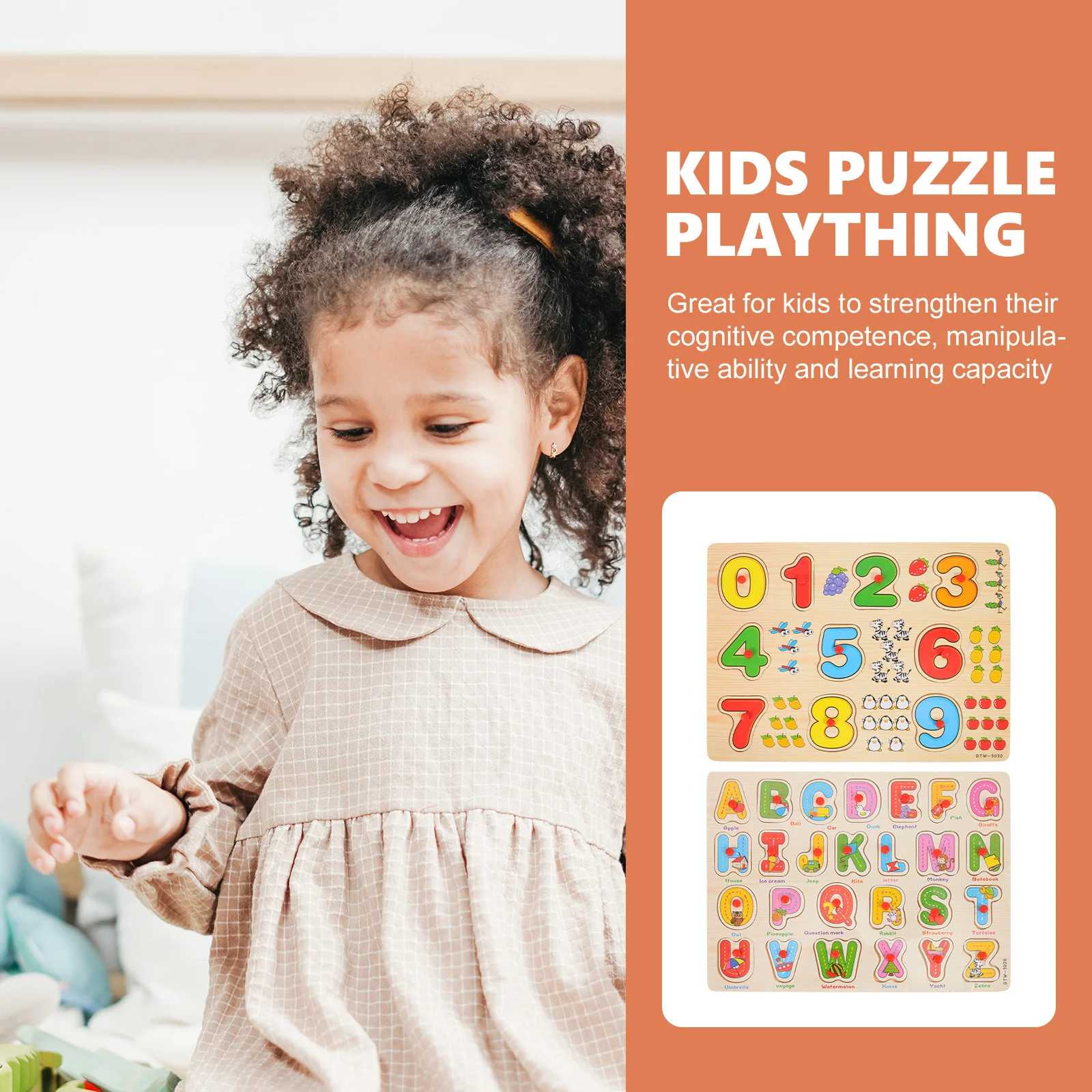 2 set di puzzle digitali per cartoni animati puzzle in legno per bambini sviluppo cognitivo dell'immaginazione puzzle per bambini puzzle in legno giocattolo