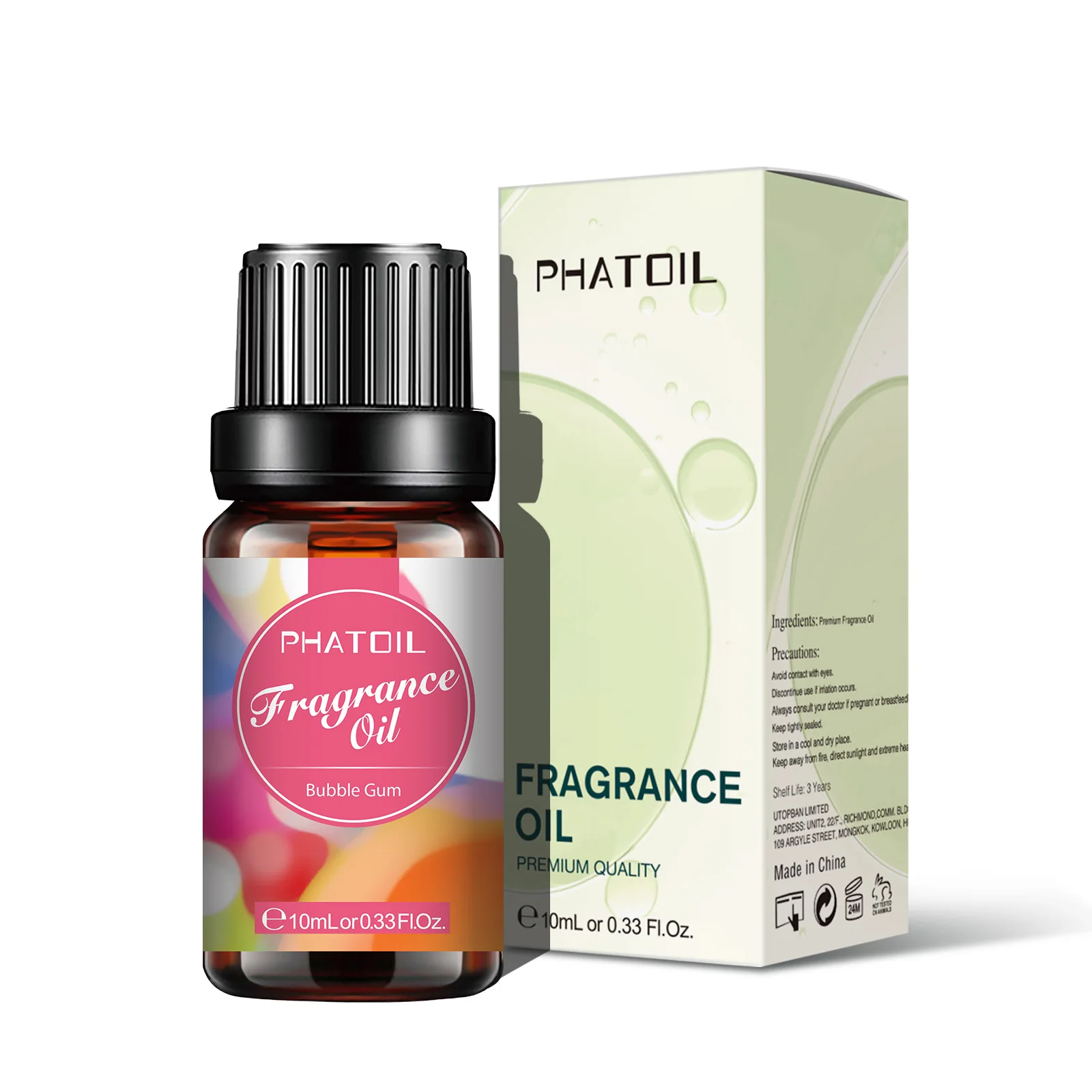 Phatoil 10ml Kaugummi Duft ätherische Öle Diffusor weißer Moschus Meeres brise Zitronen magnolien öl für die Herstellung von Lip gloss kerzen