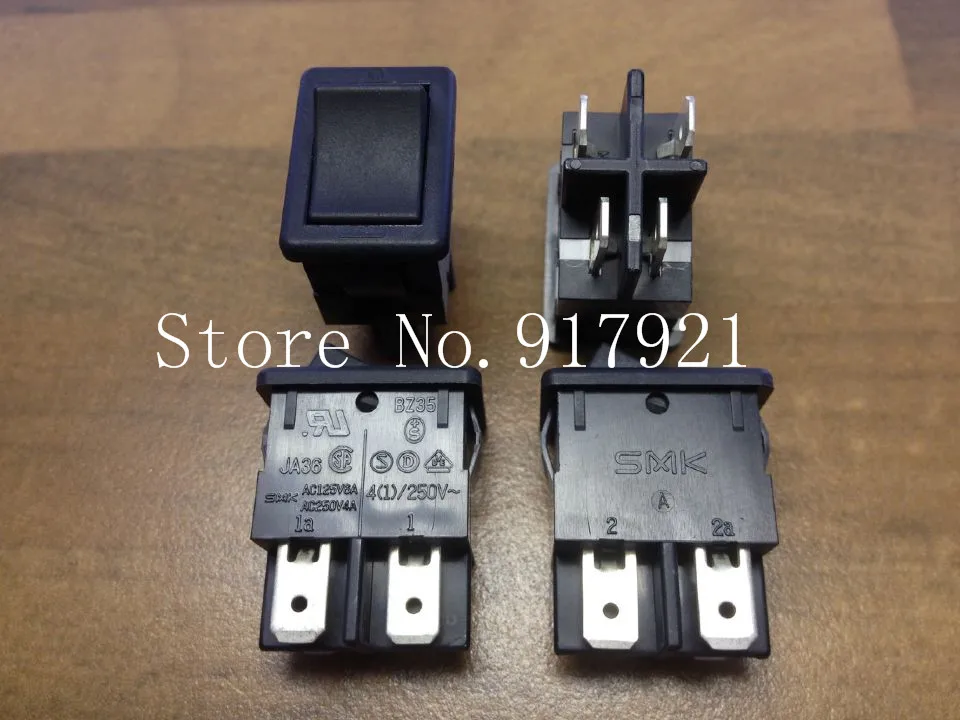 [ZOB] Japan SMK JA36 BZ35 switch imported silver contact four 4A250V original ship  --50pcs/lot