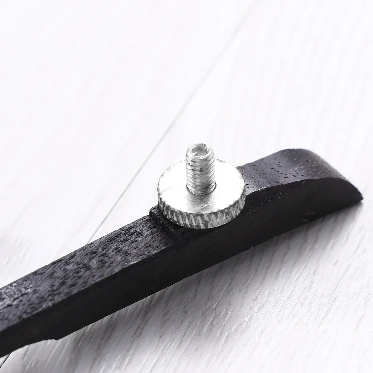 Adjustable Mandolin Bridge Made of Ebony Compensated Design Two Footed Base Fits All Arched Top Mandolins Height Customizable