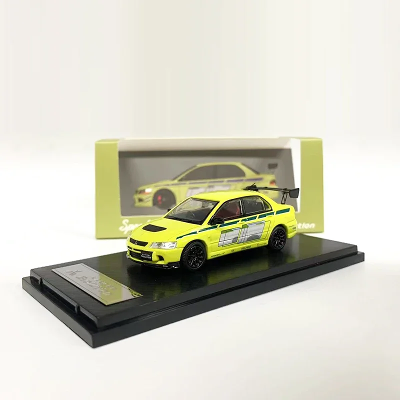 Fast Speed 1:64 Alloy Model Car Lancer EVO VII 7 Die-Cast Vehicle Display - Green