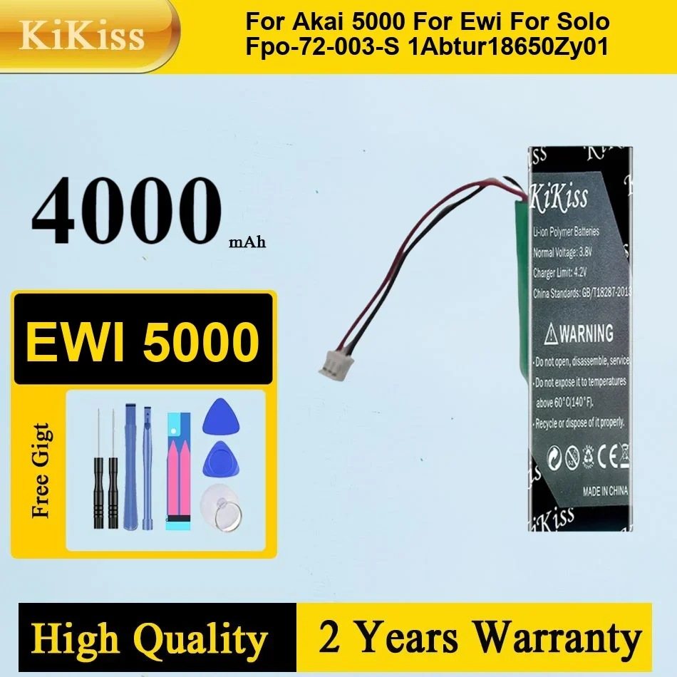 

3000mAh 1ABTUR18650ZY01 Battery for AKAI 5000 Solo, EWI 5000 EWI5000 / EWI SOLO EWISOLO Battery FPO-72-003-S Batteries