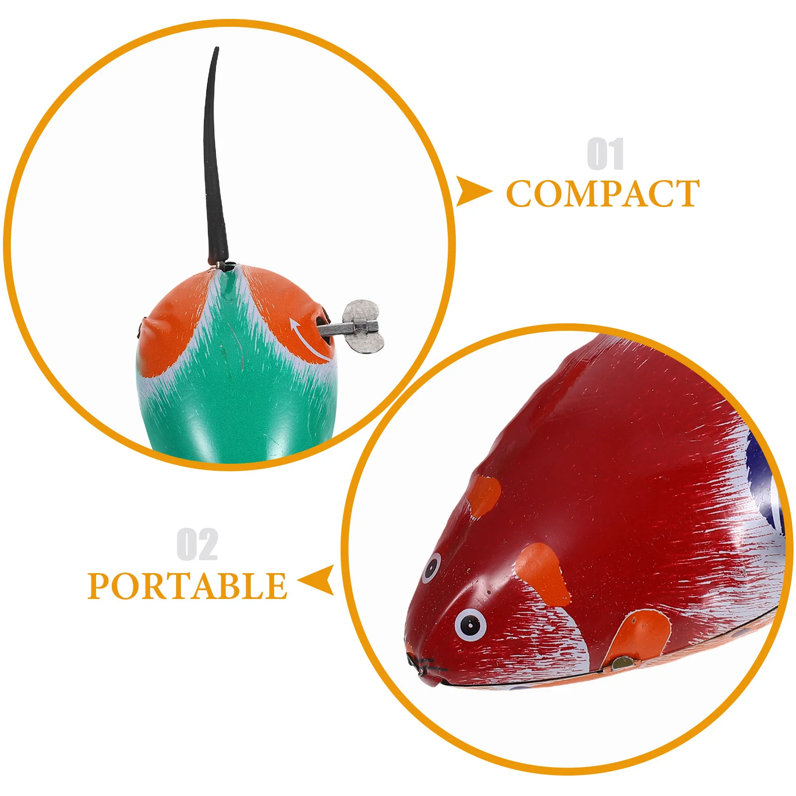 4 قطعة ماوس يختتم للأطفال على شكل عقارب الساعة المشي تطوير المهارات الحركية تعزز التفاعل بين الوالدين والطفل لا يتطلب الرياح #6