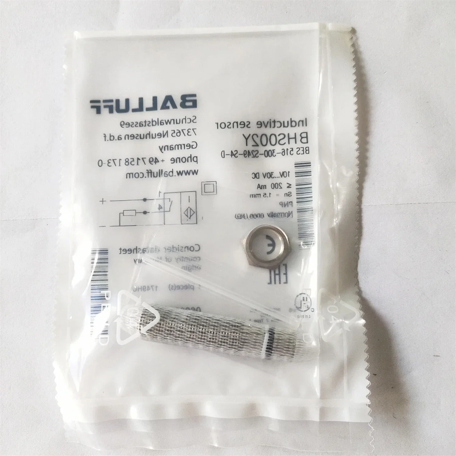 

BHS002Y BES 516-300-S249-S4-D Balluff New High-Quality Proximity Switch Sensor