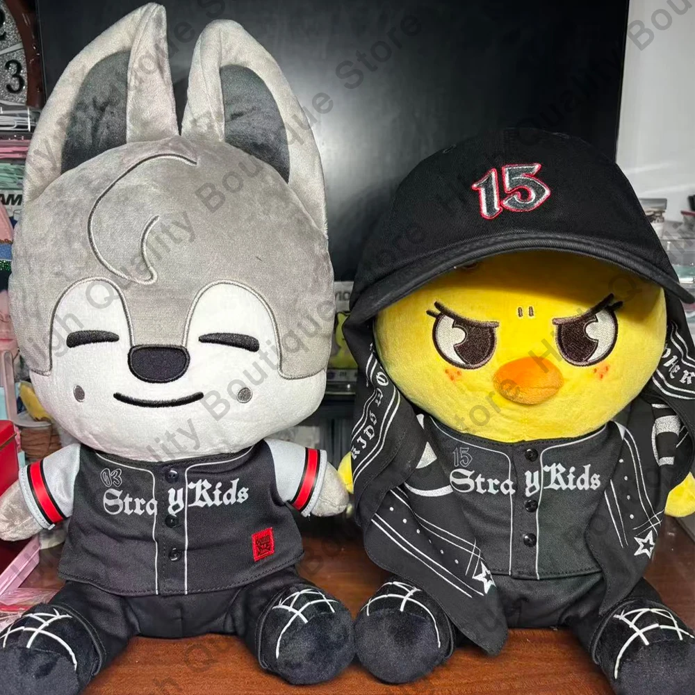 Peluche Kpop Skzoo de 20-50cm, Wolfchan, Peluche de Dibujos Animados Kawaii, Muñeco de Peluche de Gran Tamaño, Almohada para Dormir para Niños y Bebés, Regalo
