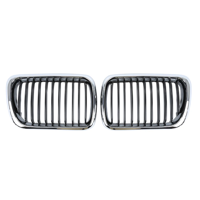 E36 Grill,Black Kidney Front Bumper Kidney Grille Grills For-BMW E36 3-Series 318I 323I 328I M3 1997-1999