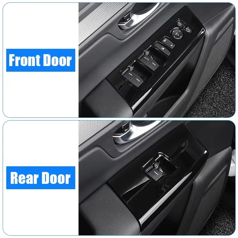 Für Honda CR-V CRV 6. Generation 2023 2024 2025 2026 Hybrid Glänzend Schwarze Stil Auto-Innenverkleidung Zubehör Linkslenker LHD – Detail 6