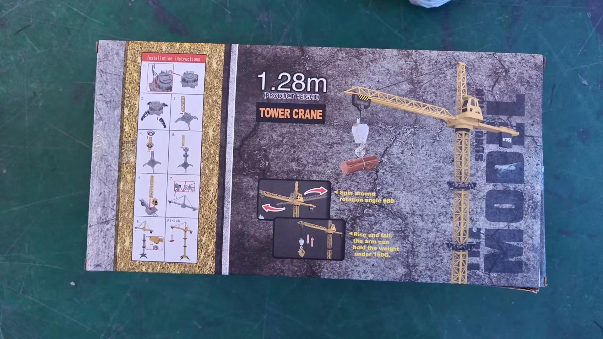 

6-канальный R/C башенный кран, производство высоты 1,28 м, модель моделирования звука 8063e, игрушки для детей