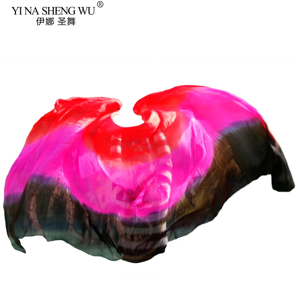 

100% шелковая вуаль для танца живота, высококачественная танцевальная вуаль, женская вуаль для танца живота, оптовая продажа, размер и цвет, можно настроить